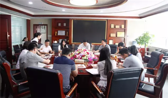 绿之韵迎浏阳经开区党工委委员伍建明一行考察