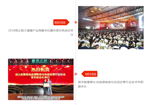 绿之韵 2018年度大事记