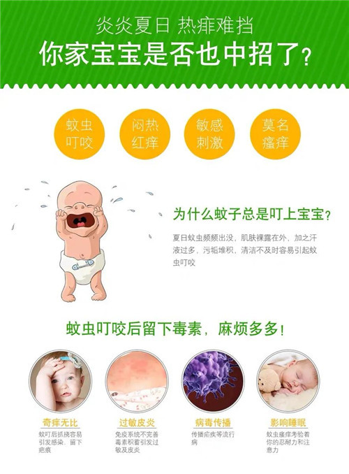 热痱难挡！隆力奇悉心呵护宝宝的每一个夏天