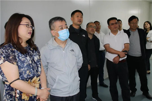 拉萨市政府副市长张文浩一行莅临金诃藏药调研